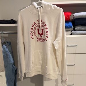 League Cream Indiana University Hoodie